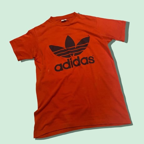 [USED] vintage 80's 両面 adidas Tee
