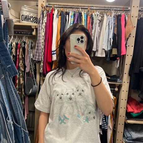 [USED] 白 シュナ パピー tee