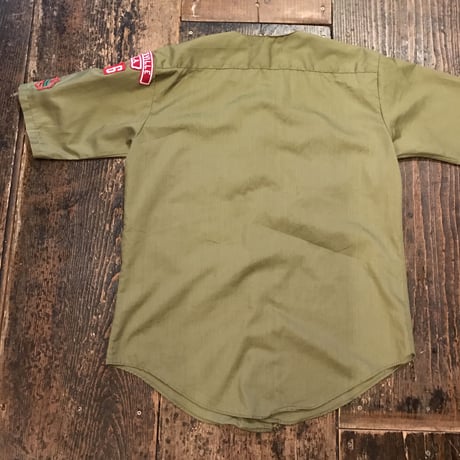 [USED] vintage ノーカラー  BOY SCOUTS シャツ