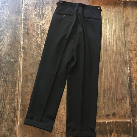 [USED] ドレスパンツ！サスペンダーボタン付き