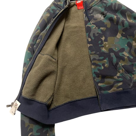 [USED] "NIKE" カモ柄 ZIP PARKA