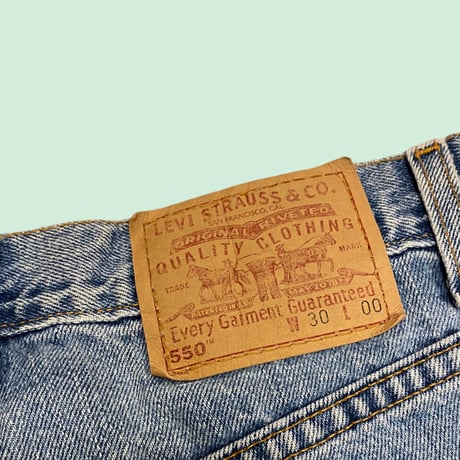 [USED] Levis 550 DENIM SHORTS（w30）