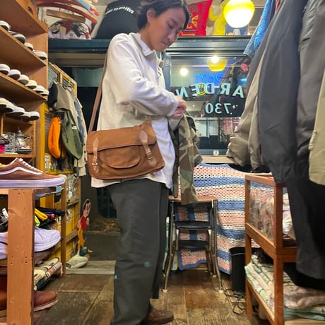 [USED] ハーフジップ BIG SIZE リブトップス
