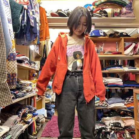 [USED] 真っ赤なZIP-UP PARKA