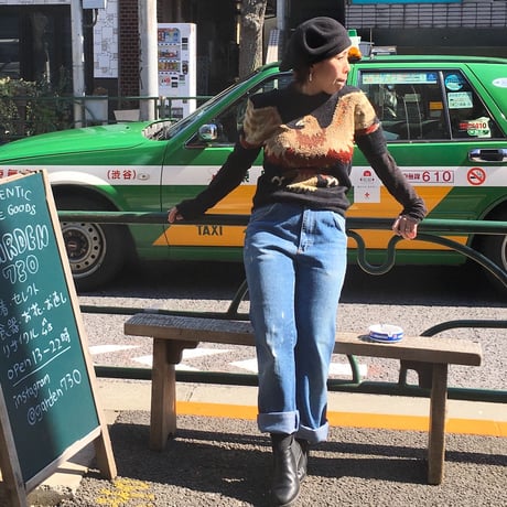 [USED] 鷹のショートスリーブニット