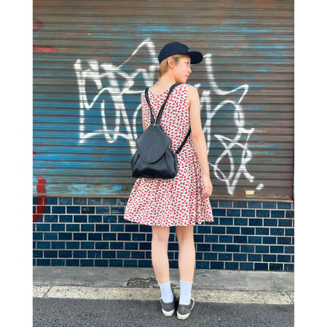 [USED] かわいい花柄 POLYワンピ