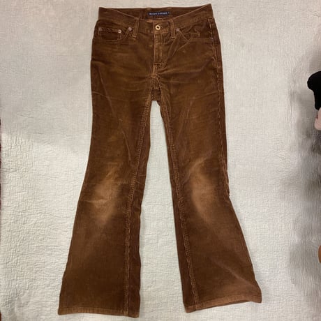 [USED] "RALPH LAUREN BLUE LAVEL" コーデュロイフレアPANTS！