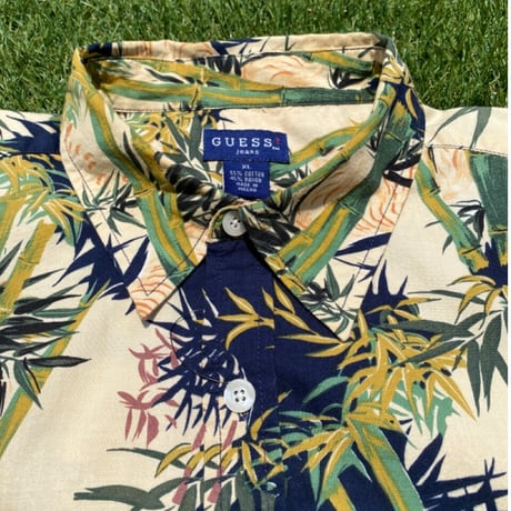 [USED] GUESS 虎柄プリントSHIRTS  🐅