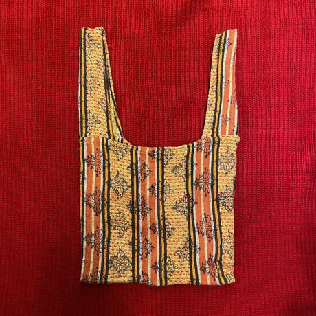[USED] 総柄 ECO BAG🧡
