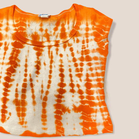 [USED] CROPPED TIE-DYE Tee🧡