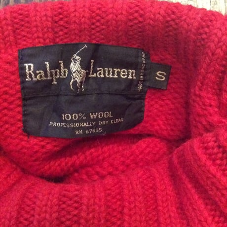 [USED]  Ralph Laurenタートルハンティングニット