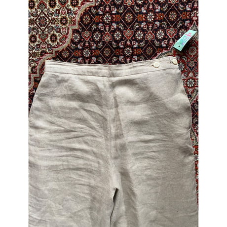 [USED] "プラダ/PRADA" LINEN PANTS