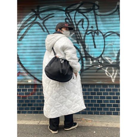 [USED] 珍品! 80's US ARMY WHITE キルティング ライナーコート