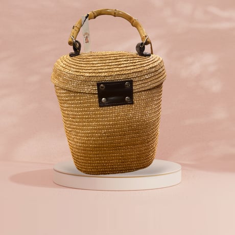 [USED]  筒型カゴBAG
