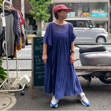 [USED] vintage インド綿 ワンピース