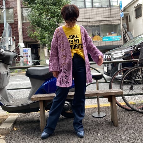 [USED] 鍵編みニットカーディガン