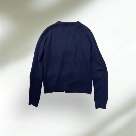 [USED] ストライプcashmereカーディガン