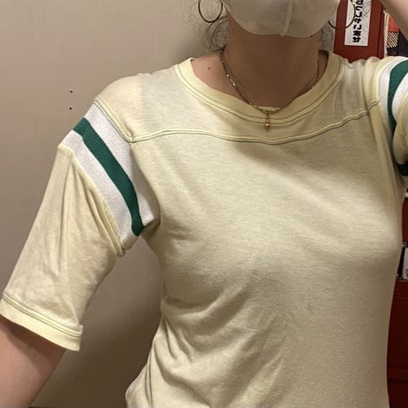 [USED] GOOD COLOR🍋FOOTBALL  Tee