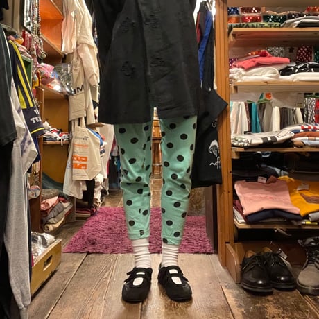 [USED]ドット🟢⚫️パンツ