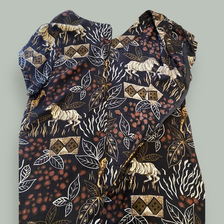 [USED] サファリ柄ロングワンピース 🦒