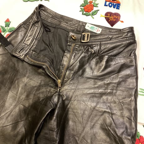 [USED] EURO  LEATHER PANTS♡