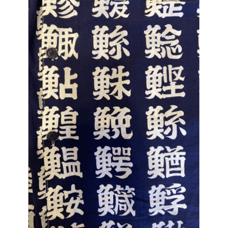 [USED]かっこいー！魚漢字シャツ