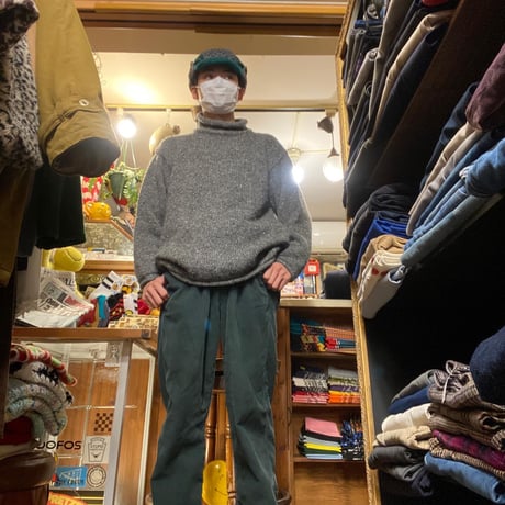 [USED] vintageフィッシャーマンニット/グレー