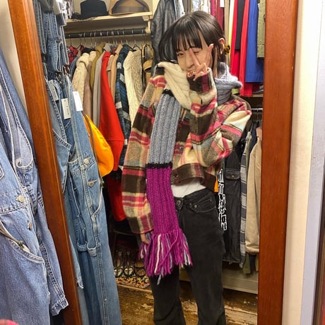 [USED] EURO Hand Knit マフラー