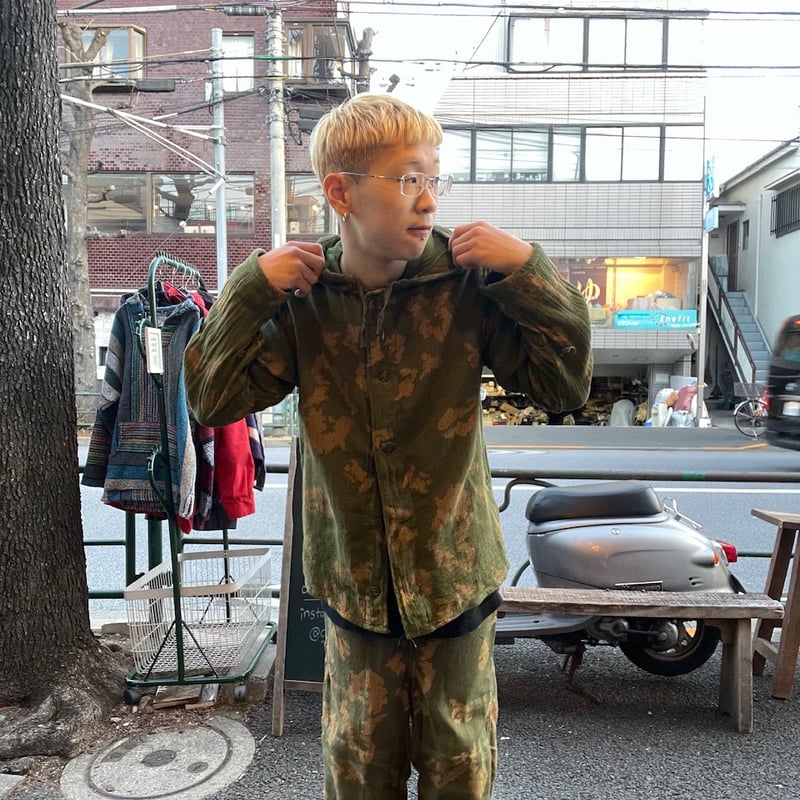USED] ソビエト軍 カモ柄メッシュ TOPS+PANTS | garden730