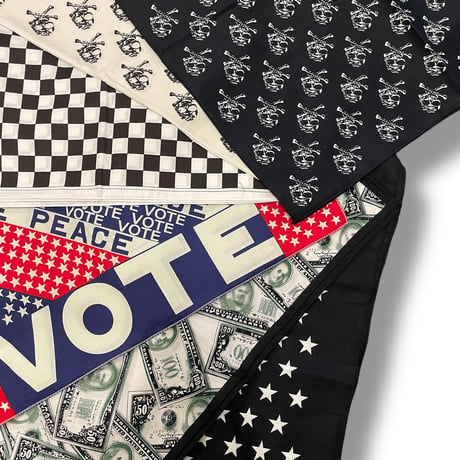 [SELECT] BANDANA（☆/＄/スカル/VOTE柄）
