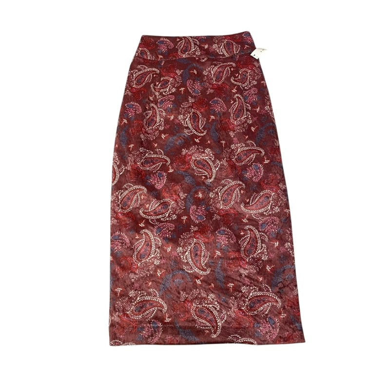 USED] ベロアのペイズリー柄スカート | garden730