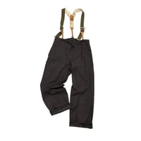 [DEADSTOCK]  東ドイツ サスペンダー付military PANTS
