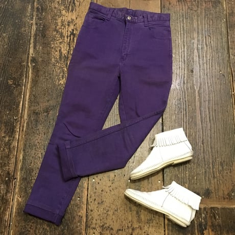 [USED] vintage "TIGER ALTERNATIVE LONDON" SLIM PANTS!!
