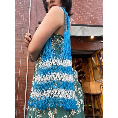 [USED]NYLONメッシュBAG🩵