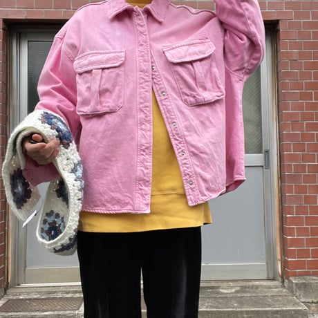 [USED] PINK🌸 デニム JKT