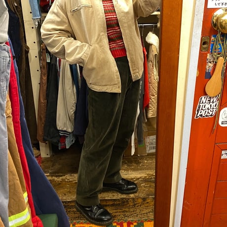 [USED] 太畝コーデュロイ🫒オリーブ PANTS