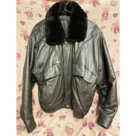 [USED]GOODSIZE!RealLeatherJKT♡