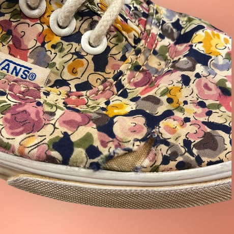 [USED]花柄🌸🌼🌷VANS AUTHENTIC