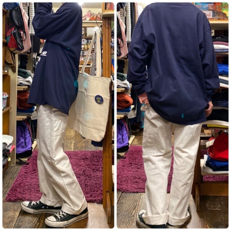 [USED] Dickies WHITE PAINTER PANTS！