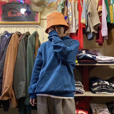 [USED] ORANGE COTTON BUCKET HAT🧡