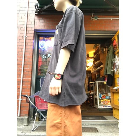 [USED] Carhartt 裾cutoff Tシャツ