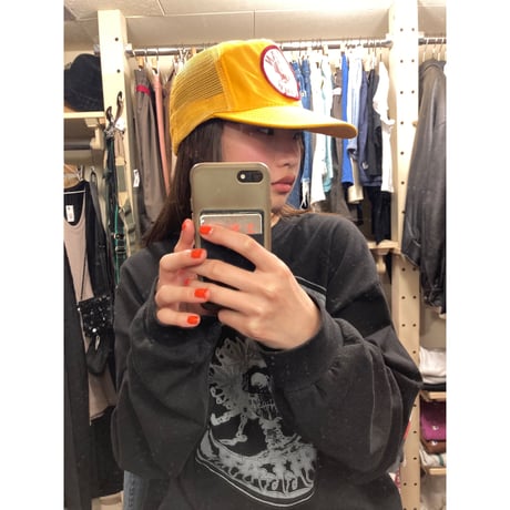 [USED] vintage MESH CAP " INDIAN CAMP "