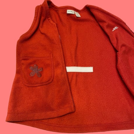 [USED] L.LBean GIRL’Sフリースベスト