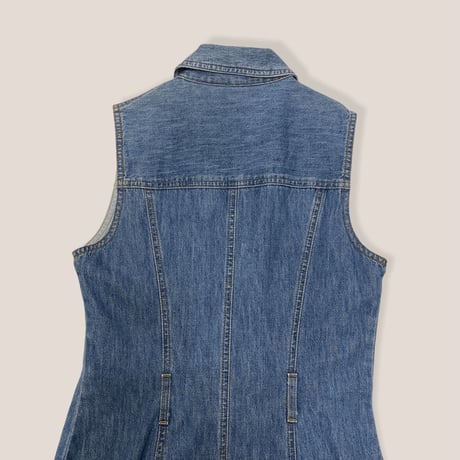 [USED] "GUESS JEANS" DENIM ONE-PIECE💙