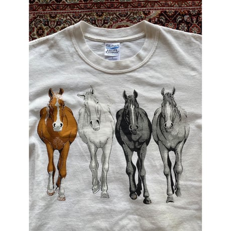 ［USED］前も後ろも可愛い♡お馬🐴Tee