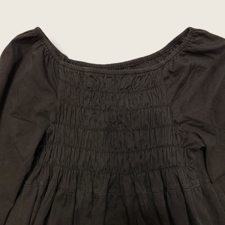 [USED] BLACK ギャザーワンピース🖤