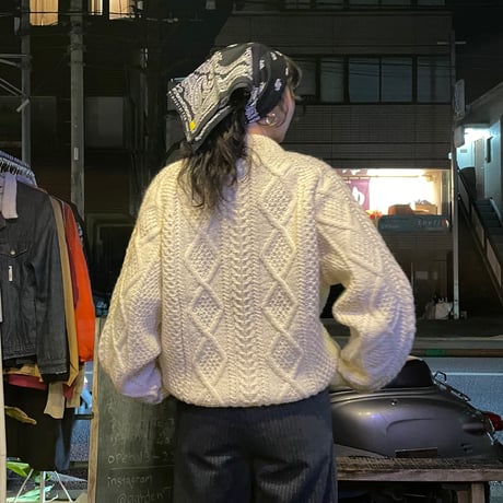 [DEADSTOCK] タグ付き IRELAND アランニット