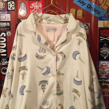 [USED]  "LONDON" snow globe パジャマシャツ