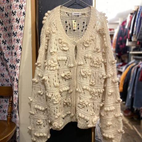 [USED] ポンポンニット！カーディガン