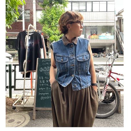 [USED]  DENIM ×コーデュロイ♡ベスト